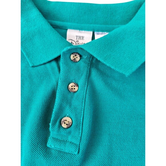 Vintage Disney Store Tigger Winnie the Pooh Mens 2XL Green Polo Shirt - Picture 7 of 10